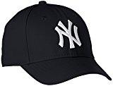 New York NY Yankees MLB League Basic 9Forty Casquette Ajustée Fit Navy / Blanc Enfants, 2-5 Ans