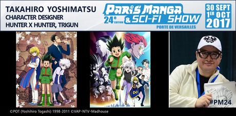 Le character designer Takahiro YOSHIMATSU (Hunter x Hunter, Slayers, Trigun) invité de Paris Manga 24