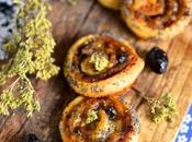 Feuilletés confit tomates séchées mozzarella