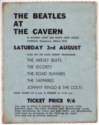 Souvenir, souvenir : dernier concert des Beatles au Cavern Club #Beatles #cavernclub #liverpool #otd