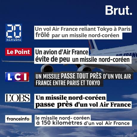 Le missile frôle la désinformation