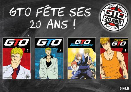 Pika célèbre les 20 ans du manga GTO GTO 20 ans