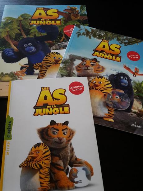 Les as de la jungle : le roman du film - l'album du film - les autocollants du film
