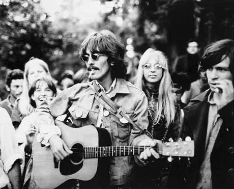 Il y a 50 ans : George Harrison à San Francisco #georgeHarrison #flowerpower #loveandpeace #sanfrancisco #beatles