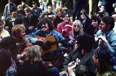Il y a 50 ans : George Harrison à San Francisco #georgeHarrison #flowerpower #loveandpeace #sanfrancisco #beatles