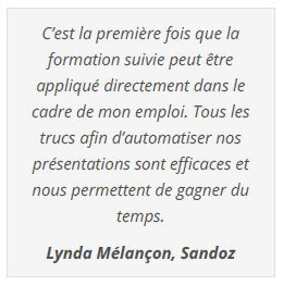 Commentaires CFO masqué formation