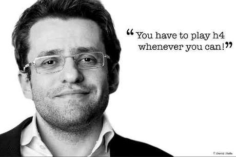 Le conseil du grand-maître d'échecs Levon Aronian est de jouer h4 dès que possible - Photo © David Llada 