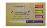 Opinel 1532 Coffret de 4 couteaux de Table Bon Appétit Esprit Pop N°125