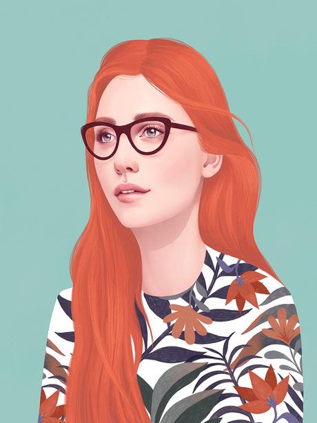 Portraits drawn by Mercedes deBellard
