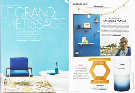 ELLE Décoration & ses 50 nuances de bleu