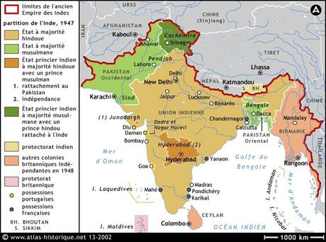 L’indépendance et la partition des Indes britanniques