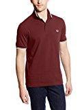 Fred Perry Twin, Polo Homme, Multicolore (Port / Ecru), Large