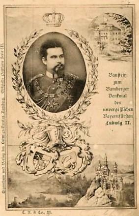 Un module pour l'édification du monument à Louis II de Bamberg / Baustein zum Bamberger Denkmal