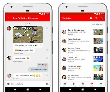 YouTube lance la messagerie dans son application mobile !