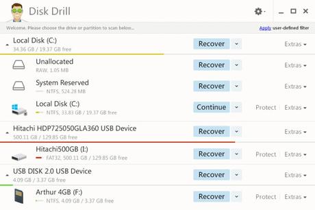 disk drill - Disk Drill : récupération de données sur disque dur externe & interne