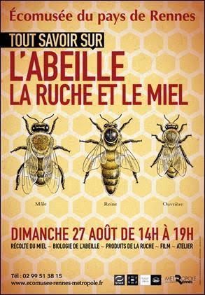 Écomusée du pays de Rennes : récolte annuelle de miel
