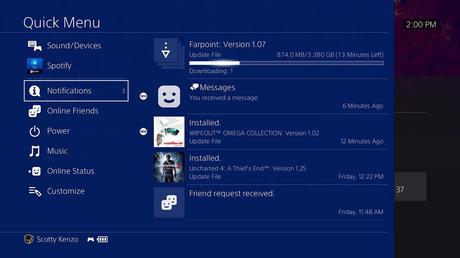 Playstation 4 – Des détails sur la mise à jour 5.0 – NOBUNAGA