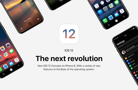 ios 12 concept iphone 8 - Insolite : un concept imagine déjà iOS 12 sur l'iPhone 8