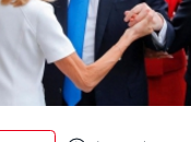 SCOOP Brigitte aussi serre main Trump