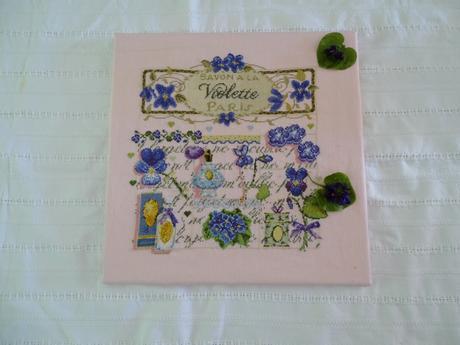 Savon à la violette de Madame la fée : fini et monté ! Savon à la violette de Madame la fée : fini et monté !