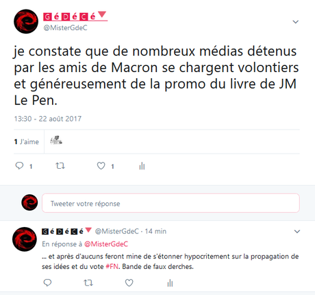 les médias français font la promo des « Mémoires » de JM Le Pen #FN #antifa #PesteBrune