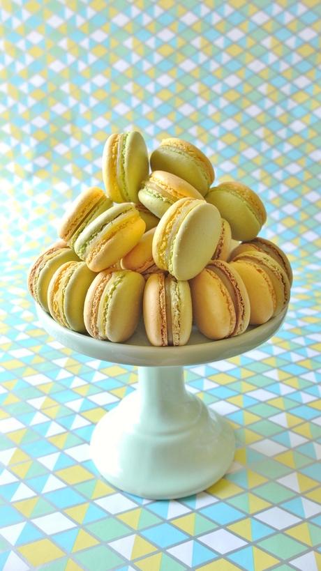 Macaron menthe citron