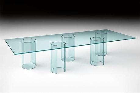 Table en verre