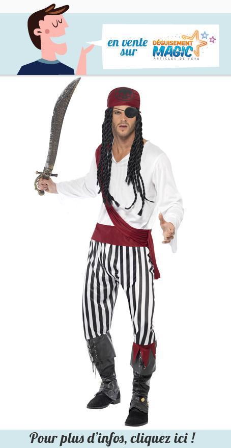 Déguisement pirate homme