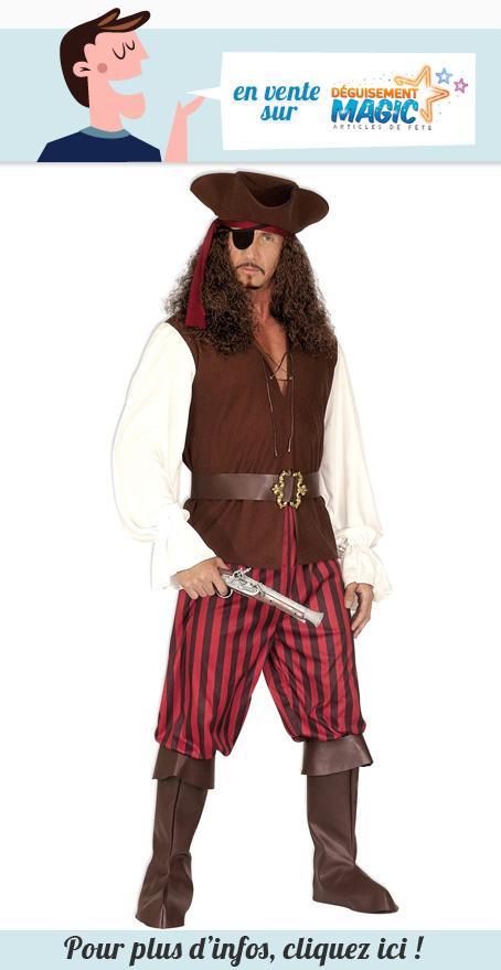 Déguisement pirate homme