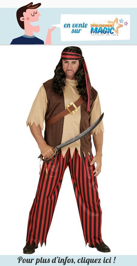Déguisement pirate homme