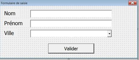 Créer un formulaire lié à une base de données – Design du formulaire (1 de 3) Créer un formulaire lié à une base de données – Design du formulaire (1 de 3)