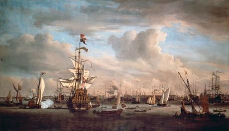  willem van de velde peintre néerlandais XVIIème siècle