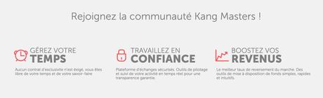 Je me suis inscrit sur Kang, la plateforme de Freelancing
