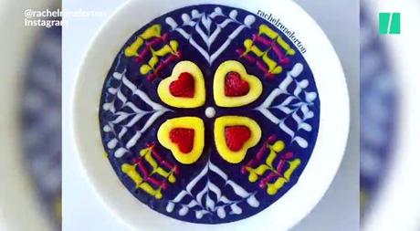 Elle fait de ses smoothie bowls de véritables œuvres d’art !