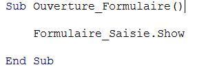 Créer un formulaire lié à une base de données – Développement VBA (2 de 3)