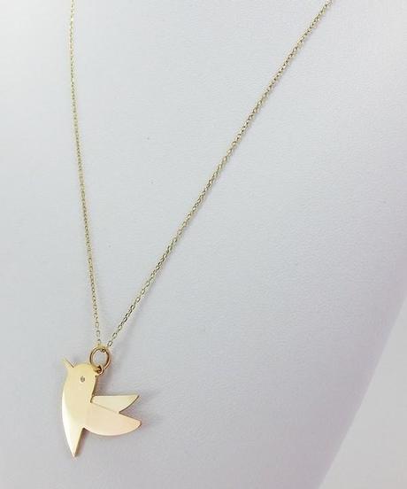 collier or oiseau collier or oiseau