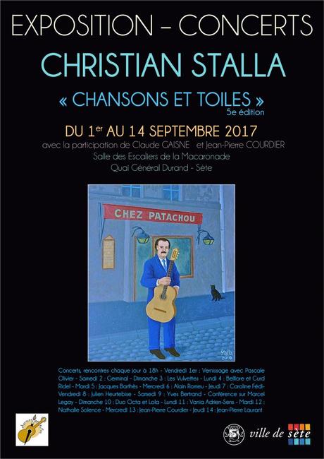 CHANSONS ET TOILES 2017 du 1er au 14 Septembre