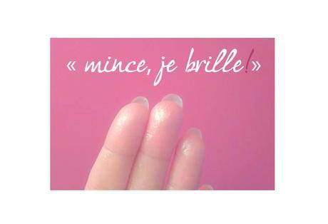 Mince, je brille ! Mince, je brille !