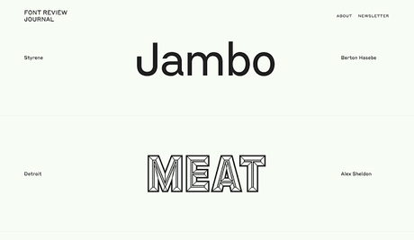 Font Review Journal
