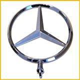 Mercedes-Benz Emblème étoile Capot Classe C W202 W203 W204 W205 Classe E W124 W210 W211 W212 Classe S W140 W220 W221 W222 AMG