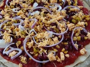 Pizza Mexicaine Cliquer sur les photographies pour les agrandir