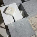 CIRCLES lampe de sol métal et marbre par Kutarq