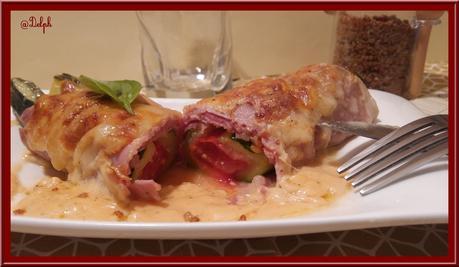 Courgettes au Jambon et sauce Aurore Courgettes au Jambon et sauce Aurore