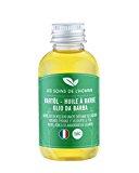 Huile à barbe bio aux 4 huiles végétales sans parfum (50 ml) - Fabriquée en France
