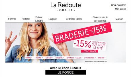 La Braderie prend place à La Redoute avec un Code Promo en plus La Braderie prend place à La Redoute avec un Code Promo en plus