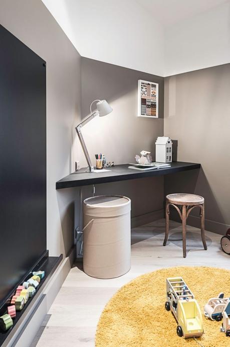coin bureau d angle dans chambre enfant
