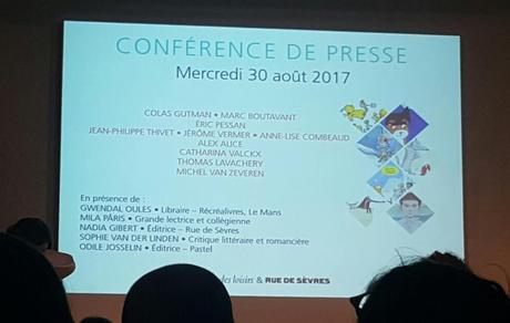 Conférence de presse : L’École des Loisirs/ Rue de Sèvres