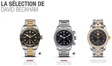 David Beckham, ambassadeur des montres Tudor