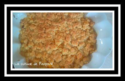 Crumble aux pêches