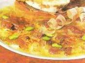 Feuilleté gratiné marron vanille poire caramélisée miel sapin